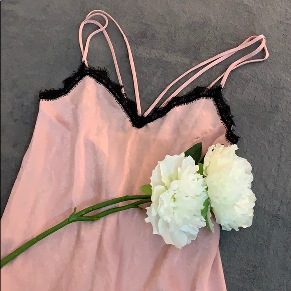 GUC Blush Pink Vintage Strappy Slip Dress (L) •Final Price unless Bundled* - Picture 6 of 9